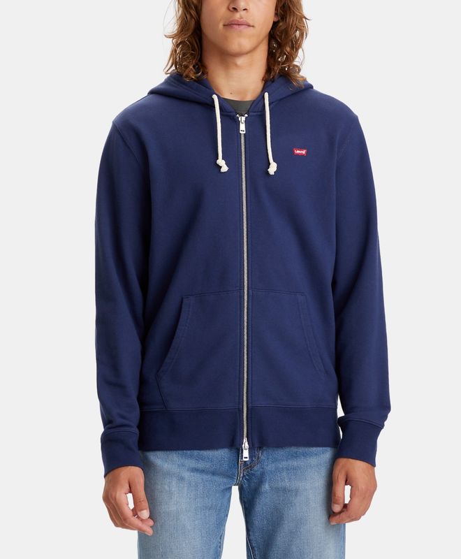 Polera Hombre Levi's New Original Zip Up con logotipo mini Batwing