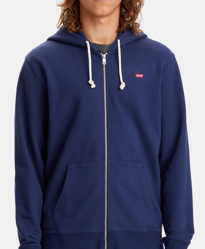 Polera Hombre Levi's New Original Zip Up con logotipo mini Batwing