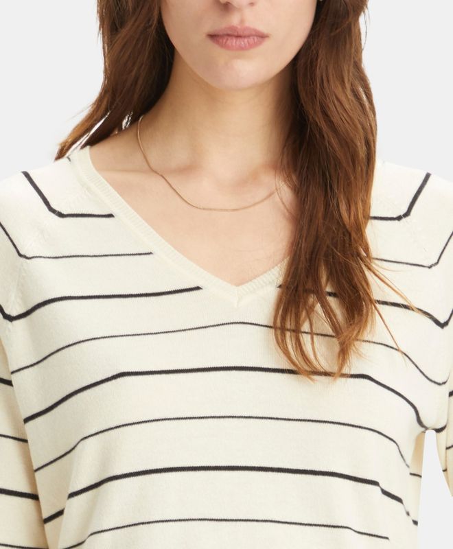 Pull Femme Levi's Petal - Col V, Coupe Ample, 100% Coton Doux - Parfait Pour Tous Les Jours - 3