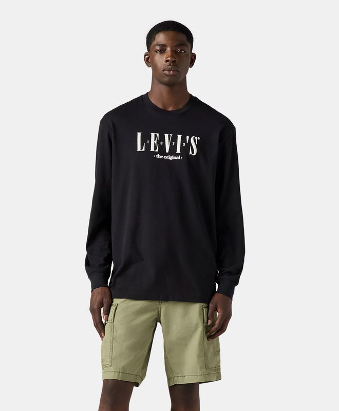 Polo Levi's Hombre Ls Graphic Authentic Tee