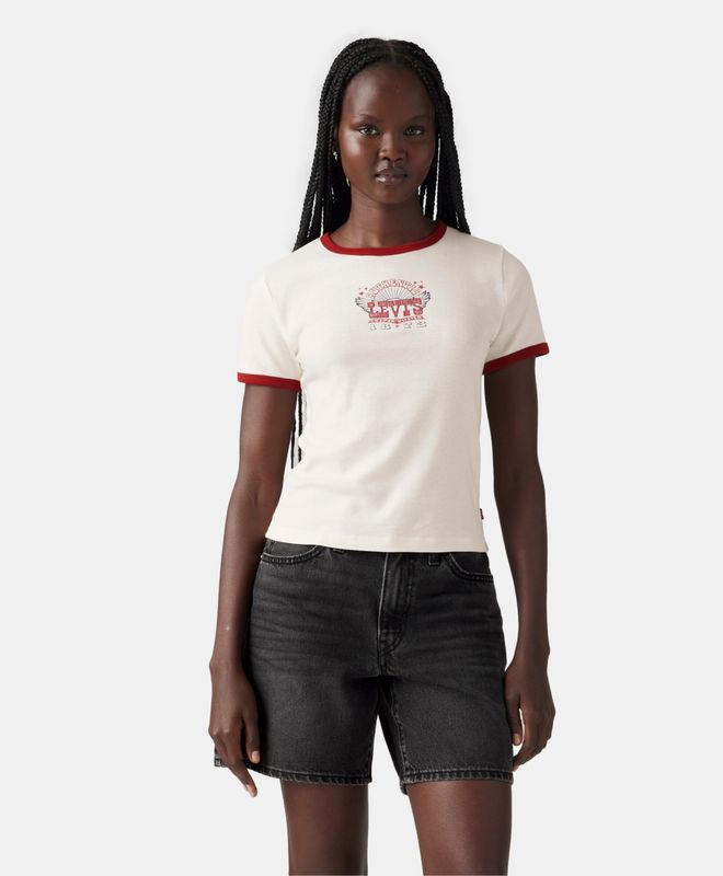 Polo Levi's Mujer Graphic Ringer Rickie