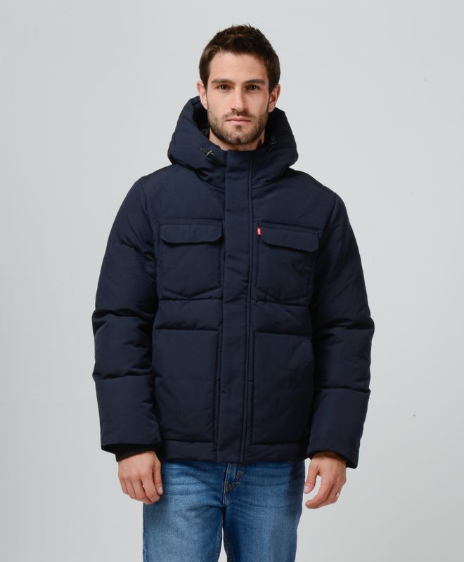 Casaca Levi's Hombre New Hooded Midweight Puffer W Trucker Pockets