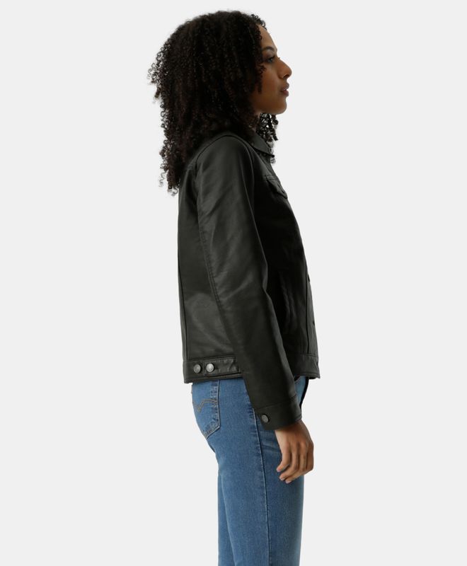 Casaca Mujer Levi's Faux Leather Trucker