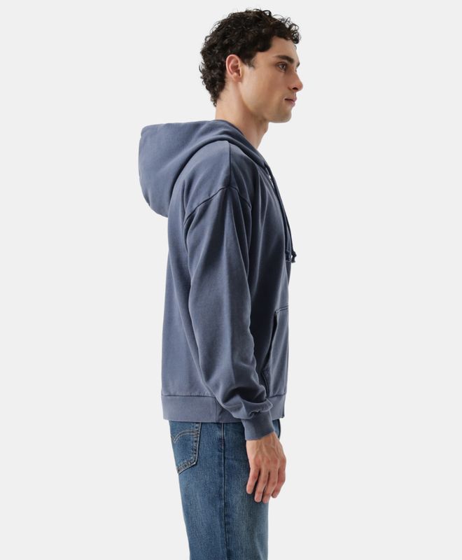 Polera Hombre Levi's Two Horse Cropped Zip Up