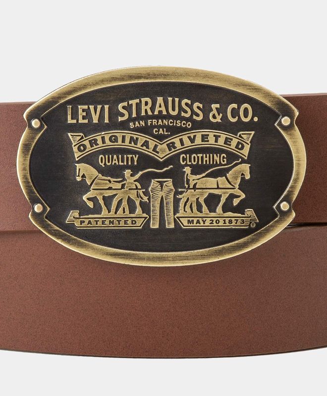 Cinturón Hombre Levi's Billy Plaque Belt