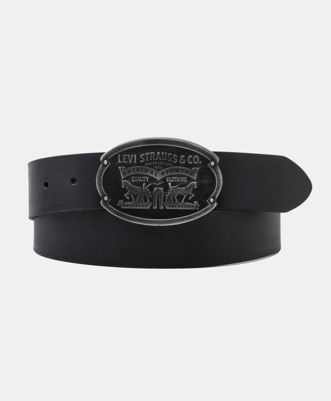 Cinturón Hombre Levi's Billy Plaque Belt Regular Black