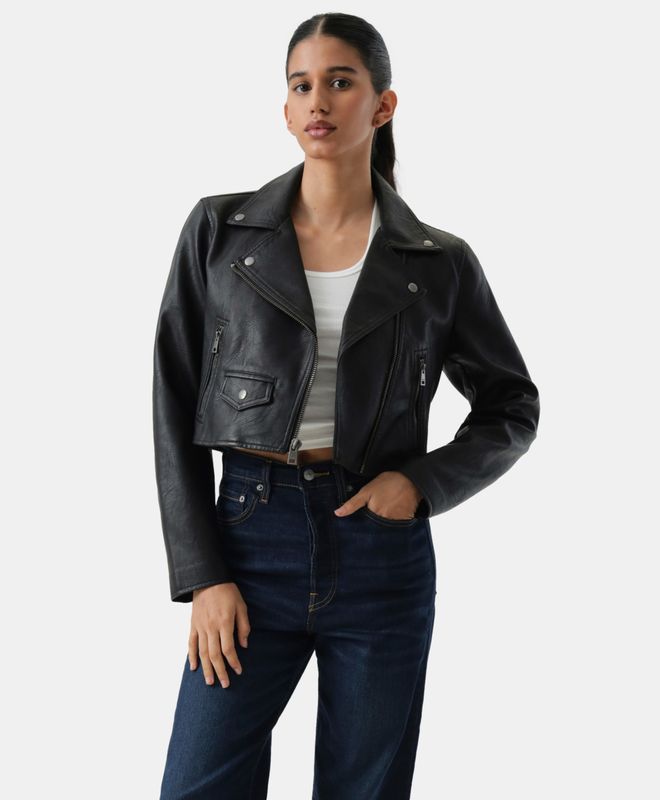 Casaca Mujer Levi's Cropped Moto