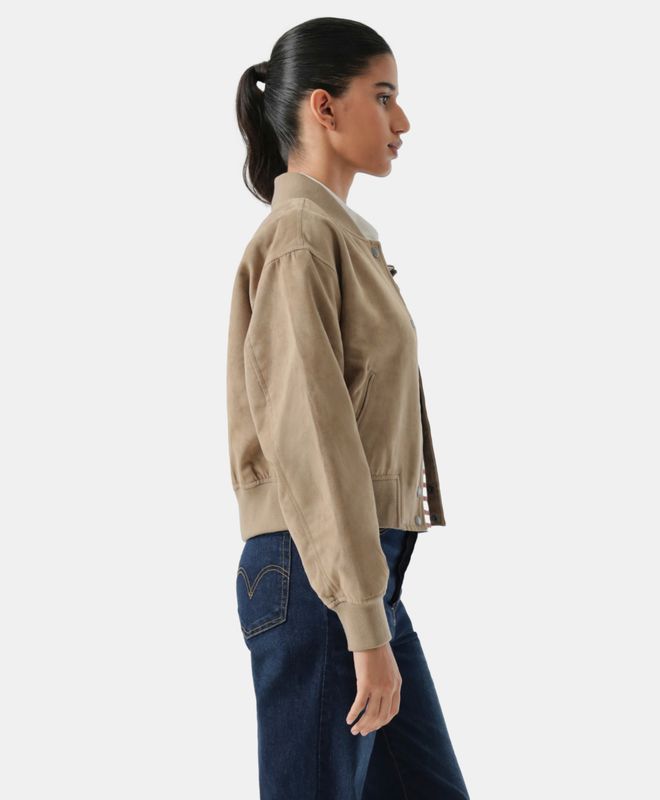 Casaca Mujer Levi's Cropped Varsity Bomber