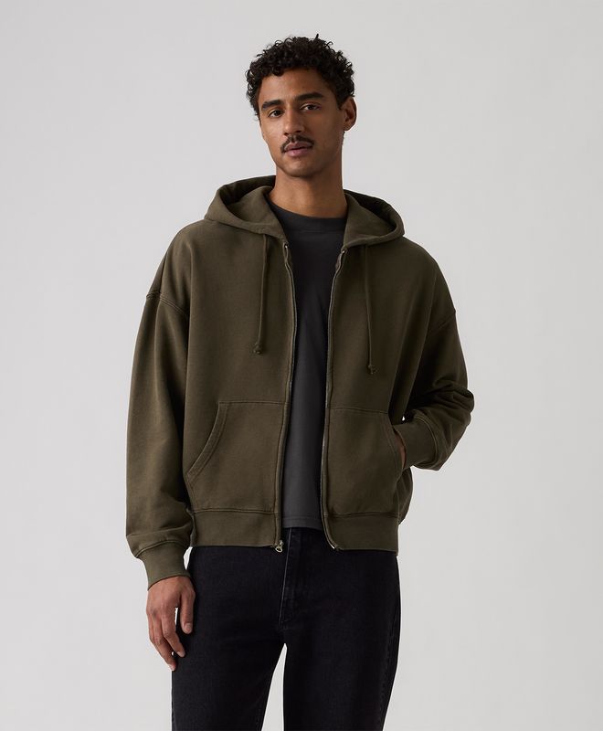 Polera Hombre Levi's Hayes Cropped Full Zip