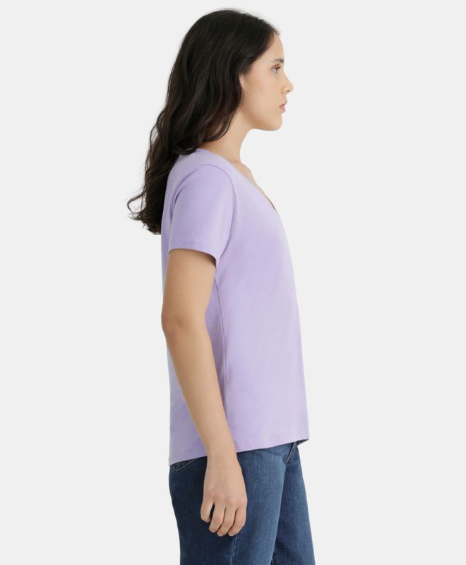 Polera Mujer Levi's Perfect Vneck Morado