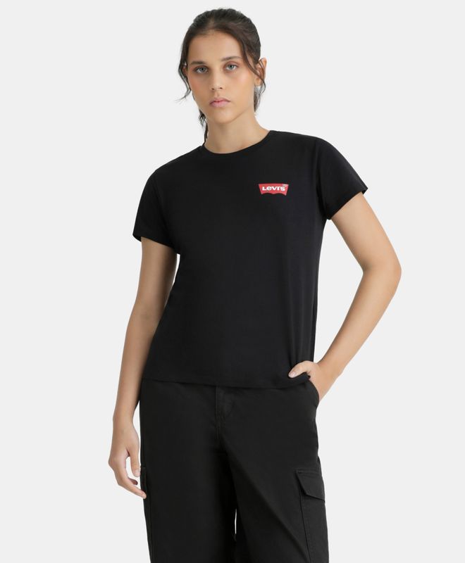 Polo Mujer Levi's The Perfect Tee Negro