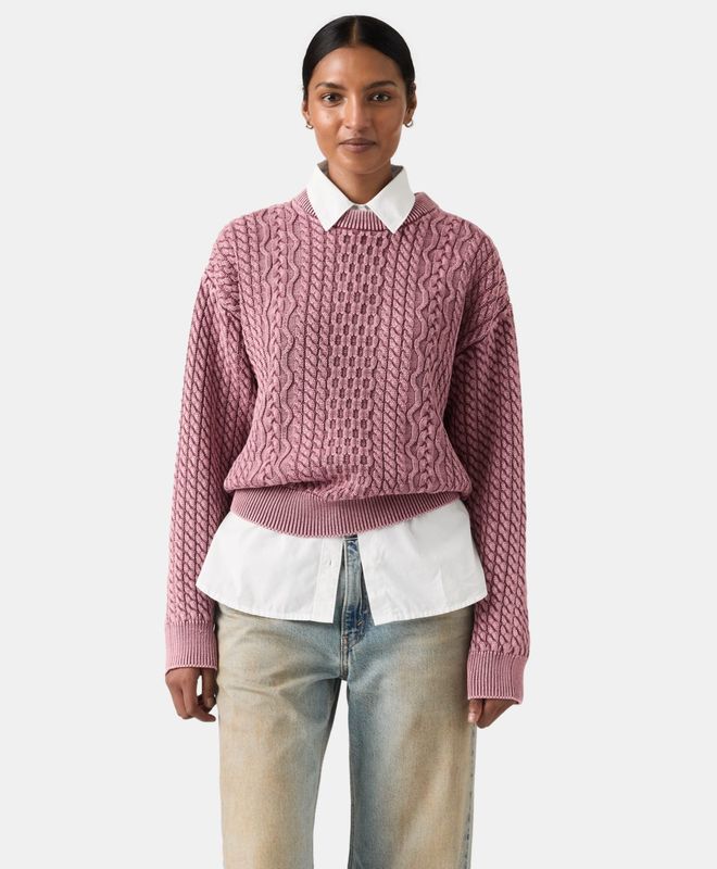 Chompa Mujer Levi's Leilah Cable Crewneck
