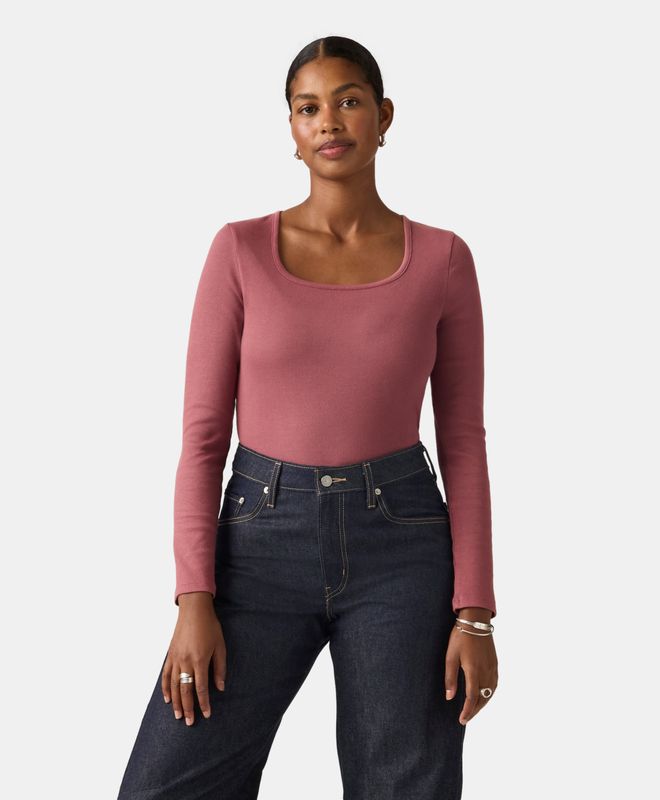 Polo Mujer Levi's Essential Neck Long Sleeve