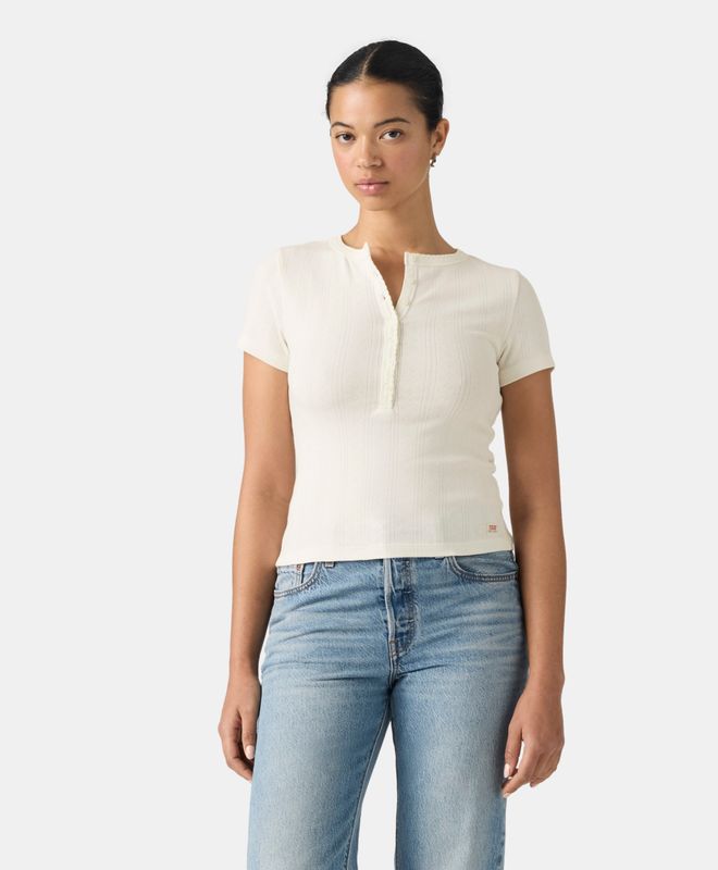 Polo Mujer Levi's Dry Goods Pointelle Henley
