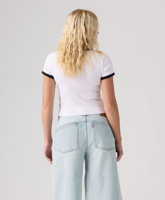 Polo Mujer Levi's Essential Baby Ringer Tee