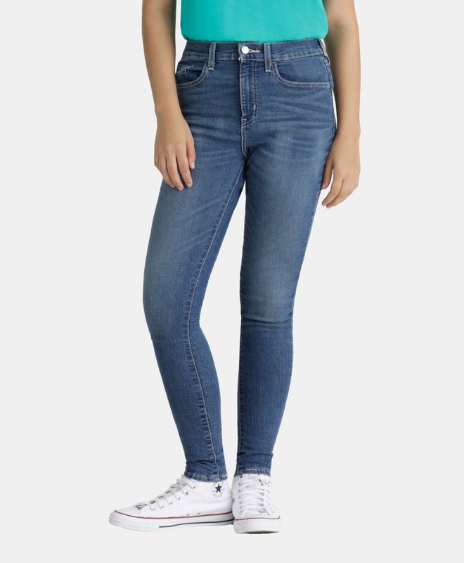 Jeans Mujer Levi's 720 Hirise Super Skinny Azul