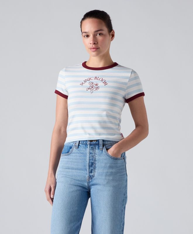 Polo Mujer Levi's Essential Baby Ringer Tee
